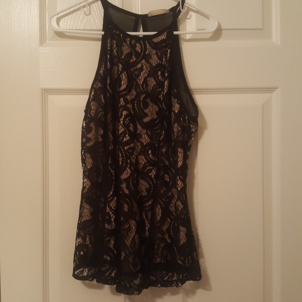 Lace black blouse Daily special size XL